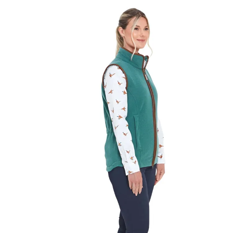 Schoffel Ladies Lyndon Fleece Gilet - Duck Egg