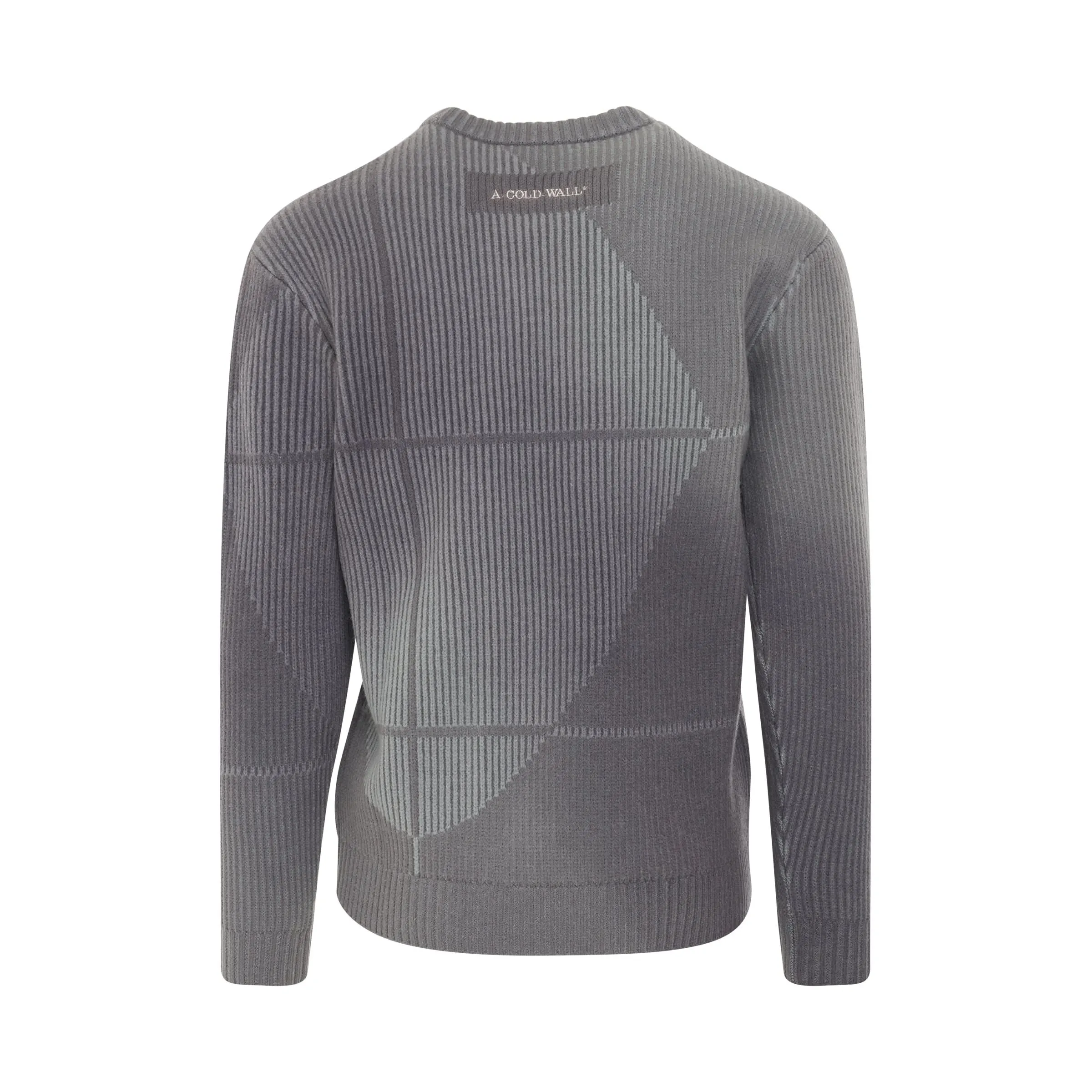 Spray Knit Sweater in Mid Grey