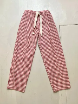 Tariff Pants in Red Gingham