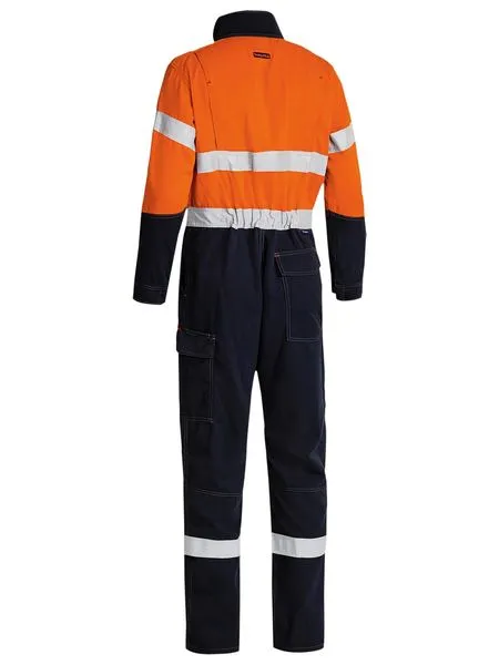 Tencate Tecasafe Plus 700 Taped Hi Vis Engineered Fr Vented Coverall - BC8086T