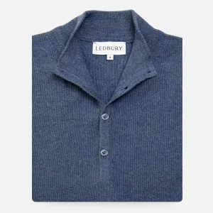 The Blue Heather Reymond Mock Henley