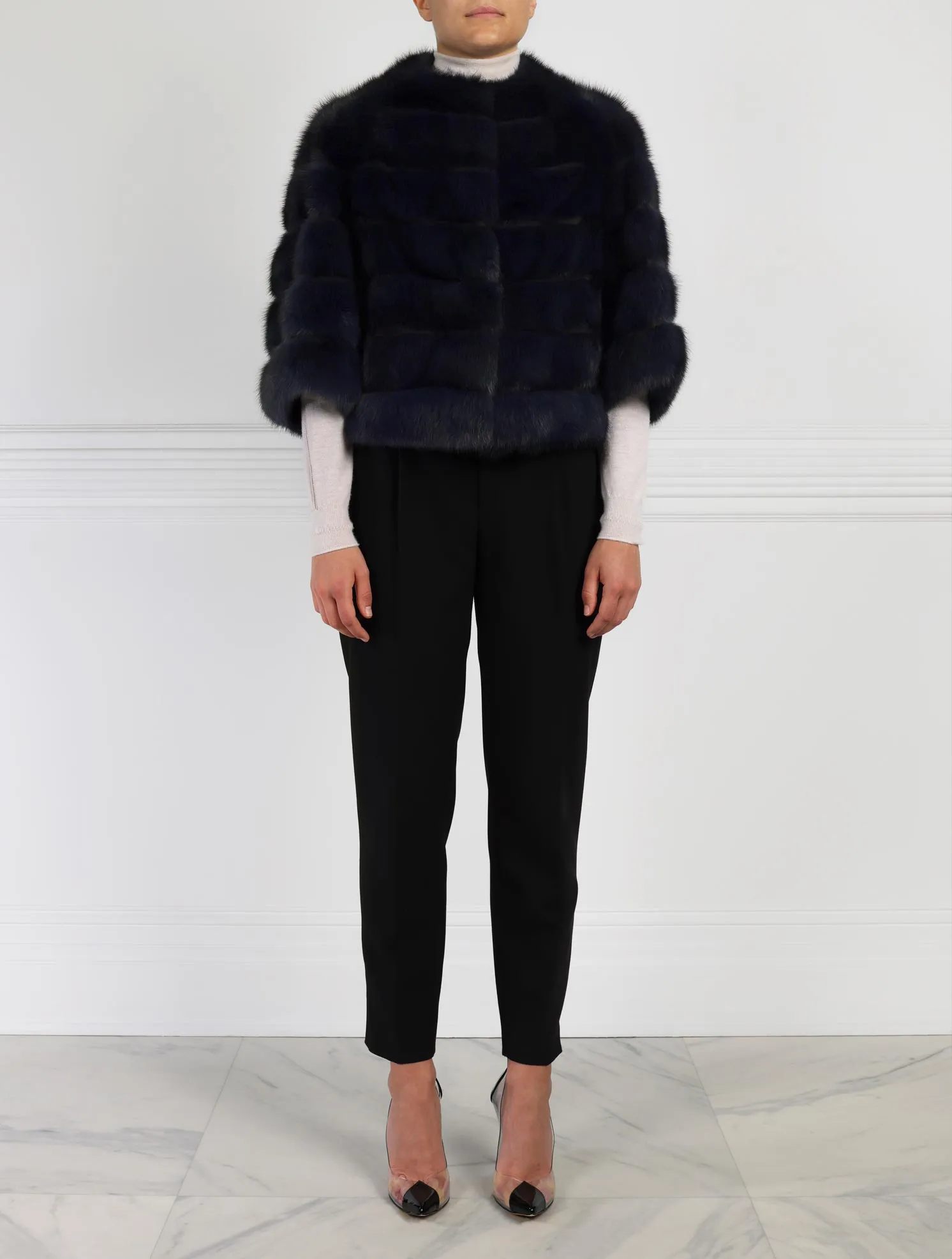 The Daphne Sable & Suede Fur Jacket