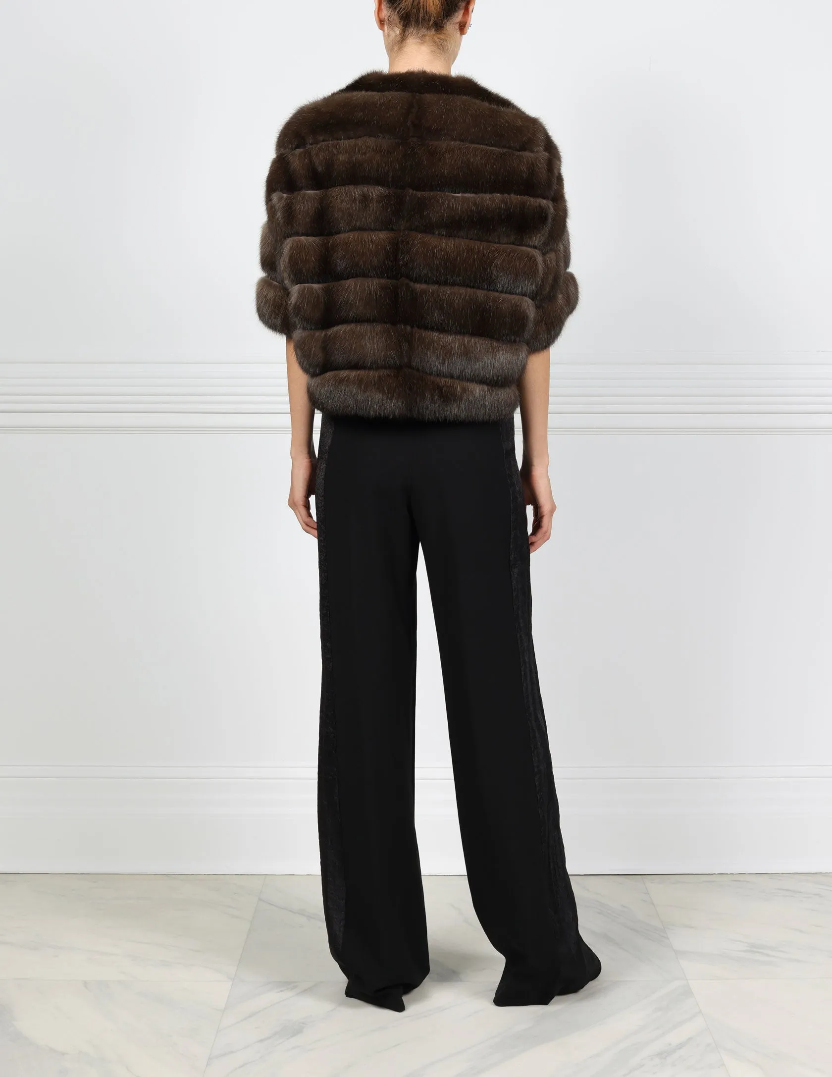 The Daphne Sable & Suede Fur Jacket