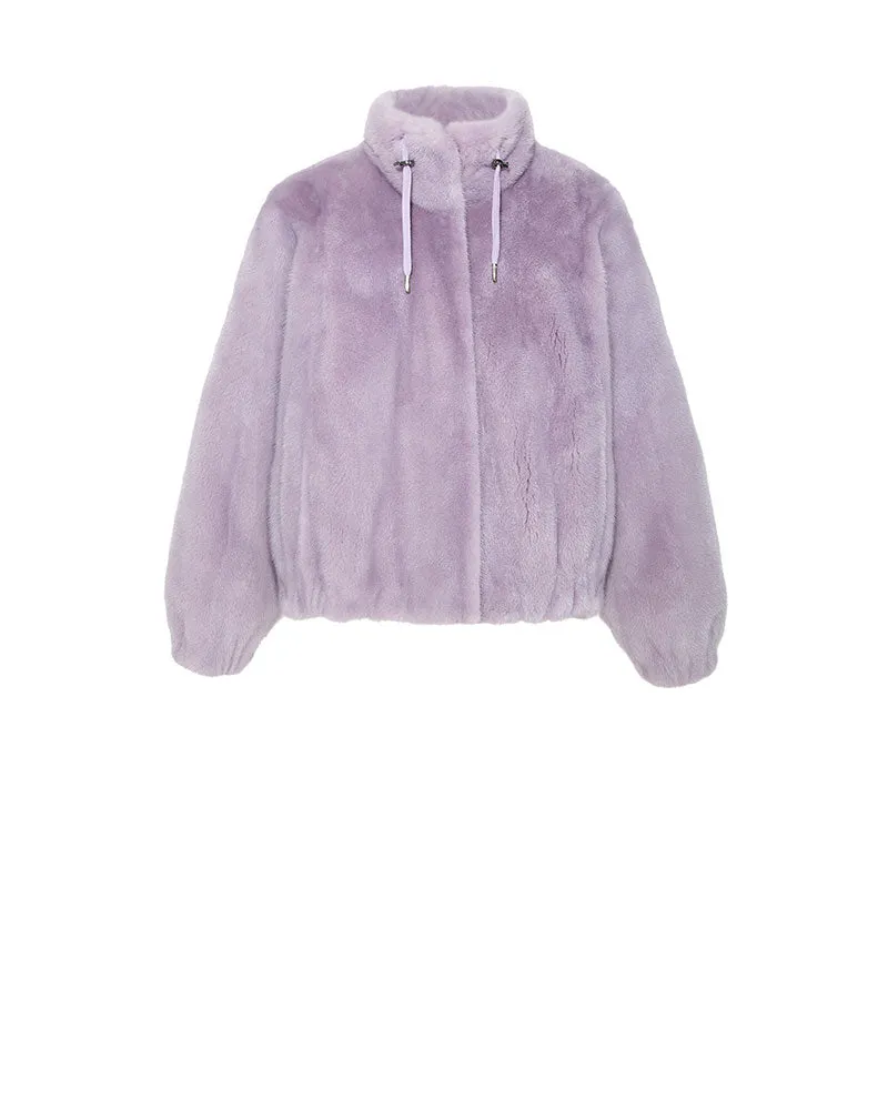 The Verdon Mink Bomber Jacket