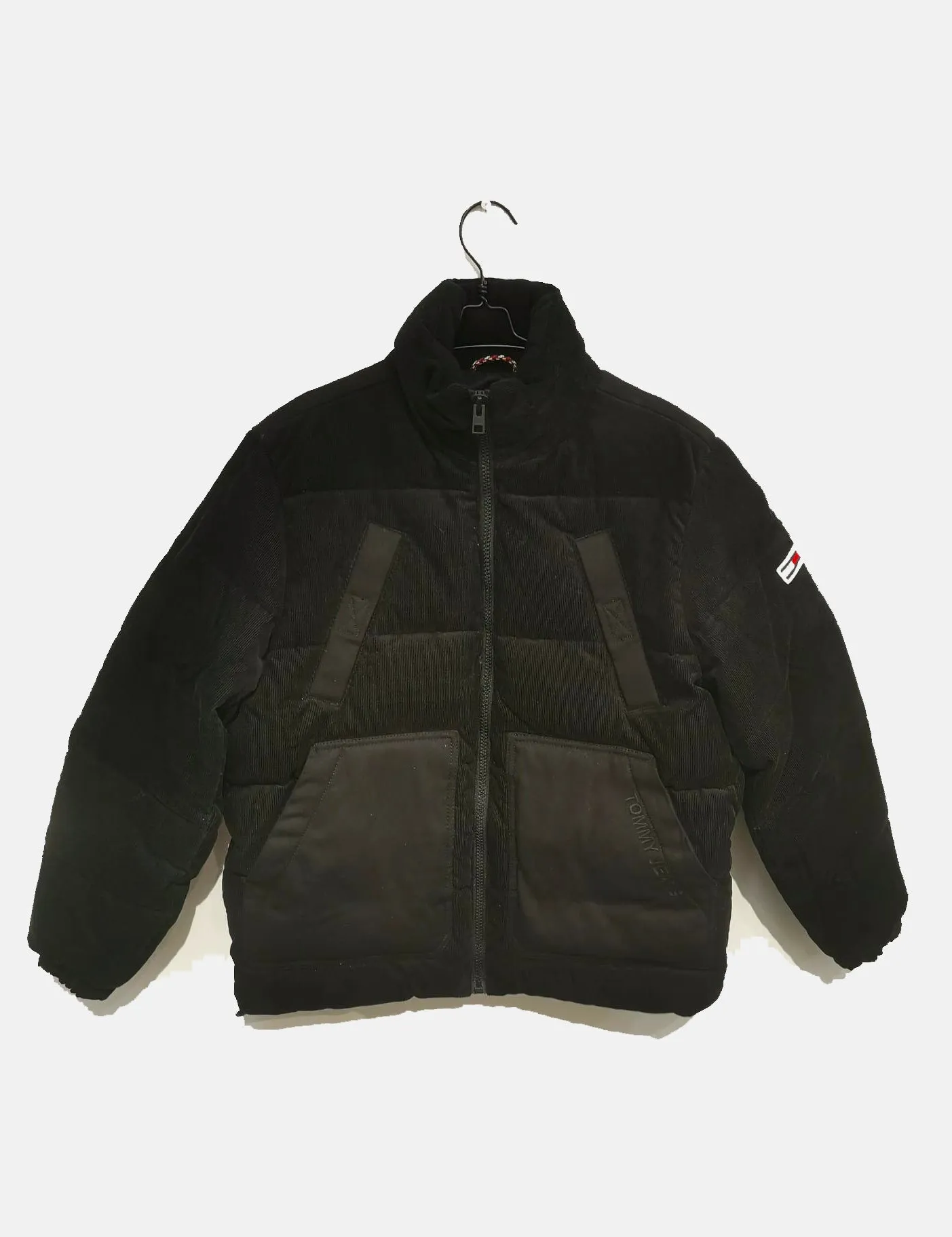 Tommy Hillfiger Puffer Jacket (Cord) - Black