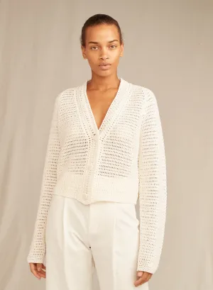 Vince Crochet Cardigan