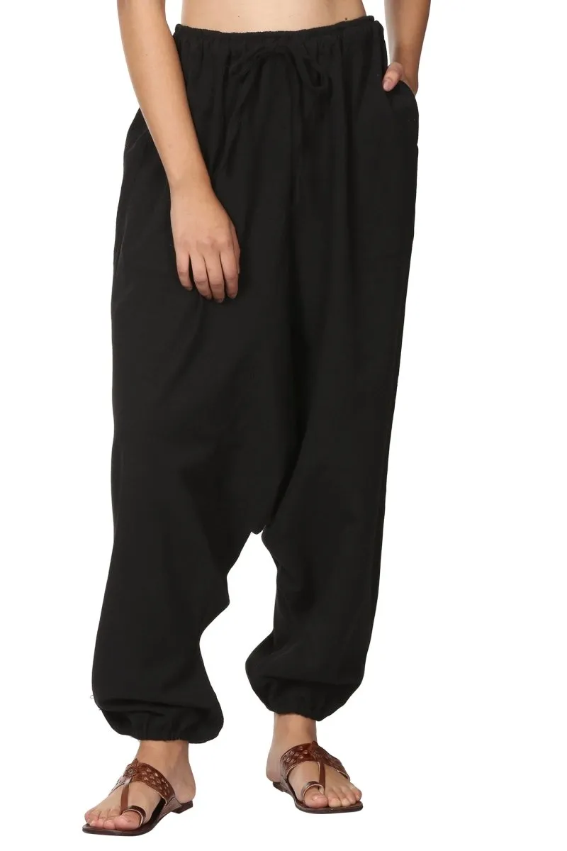 Women's Harem Pant | Black | Fits Waist Size 28" to 36"