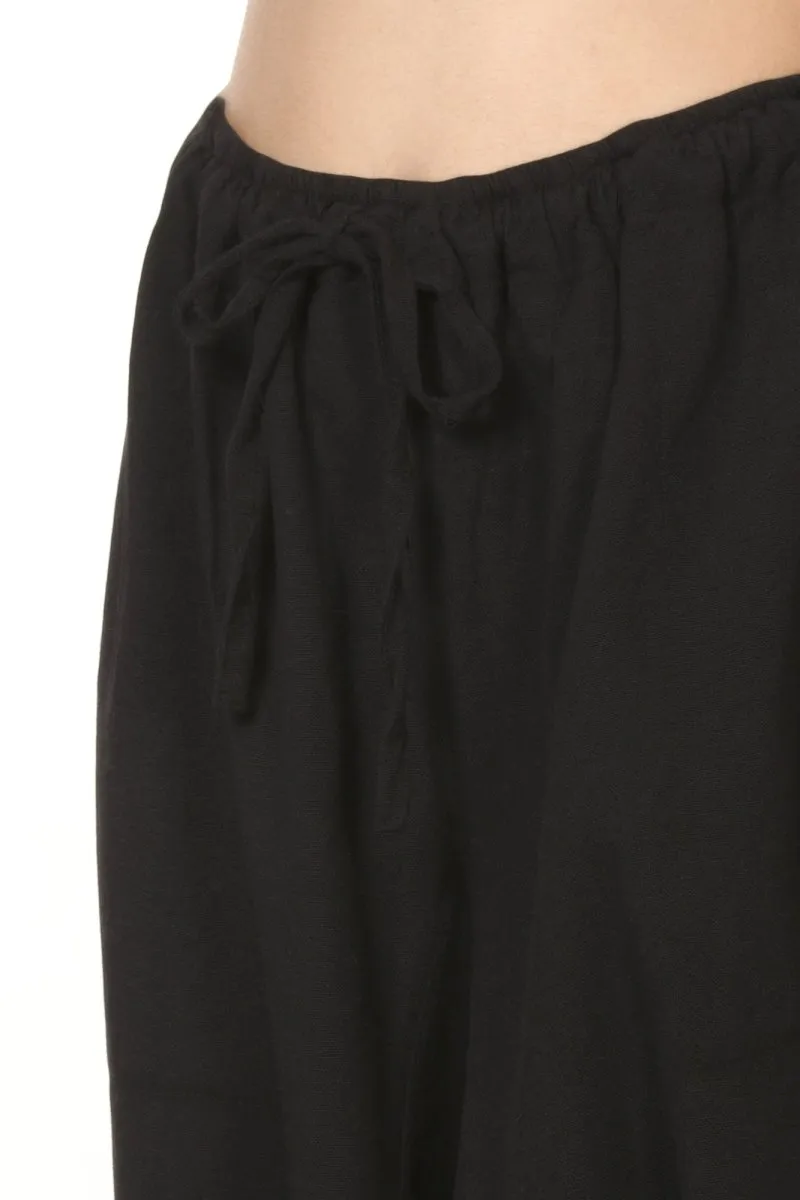 Women's Harem Pant | Black | Fits Waist Size 28" to 36"